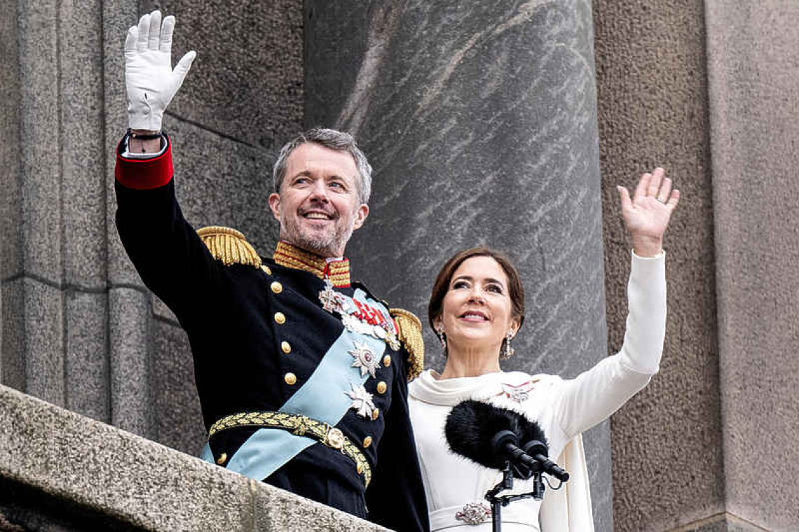 Denmark's King Frederik X appears before huge crowds after taking throne 